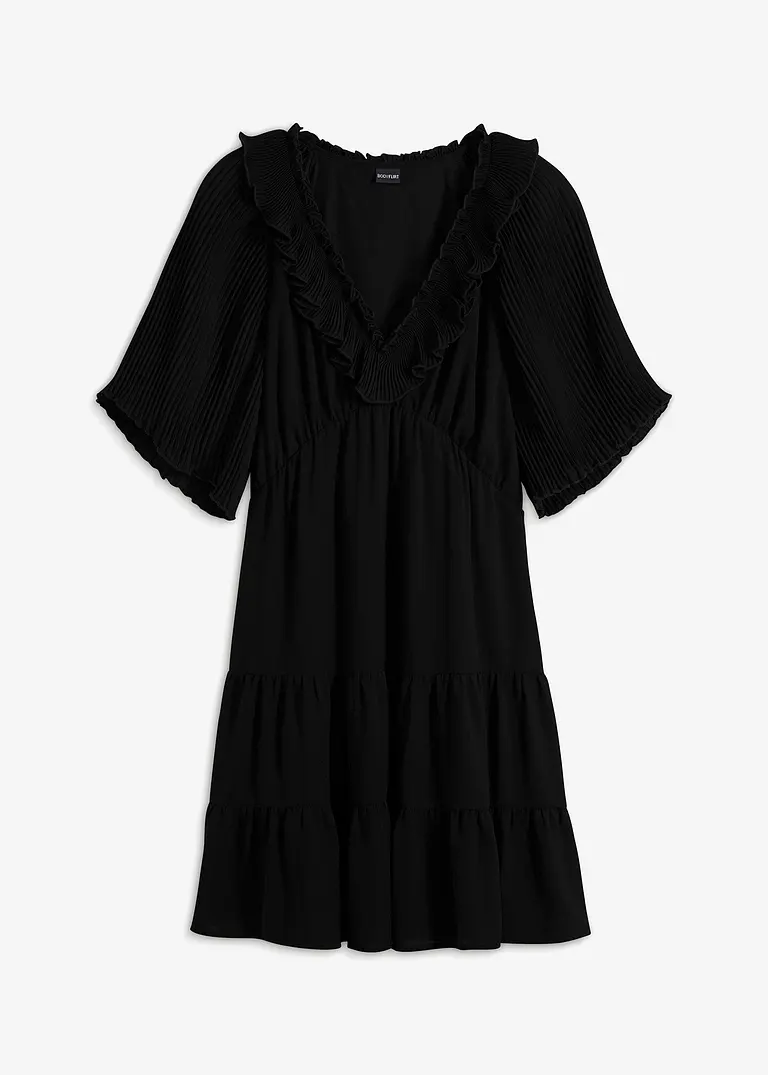 bonprix mit kurzen Ärmeln - schwarz - Damen