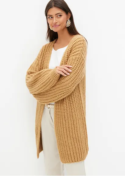 Bonprix Mit Langen Ärmeln - Beige - Damen