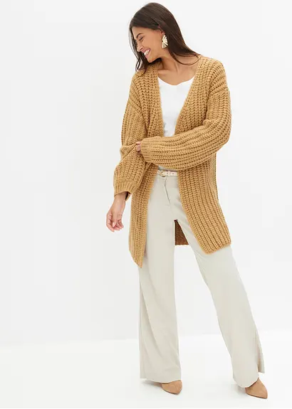 Bonprix Mit Langen Ärmeln - Beige - Damen