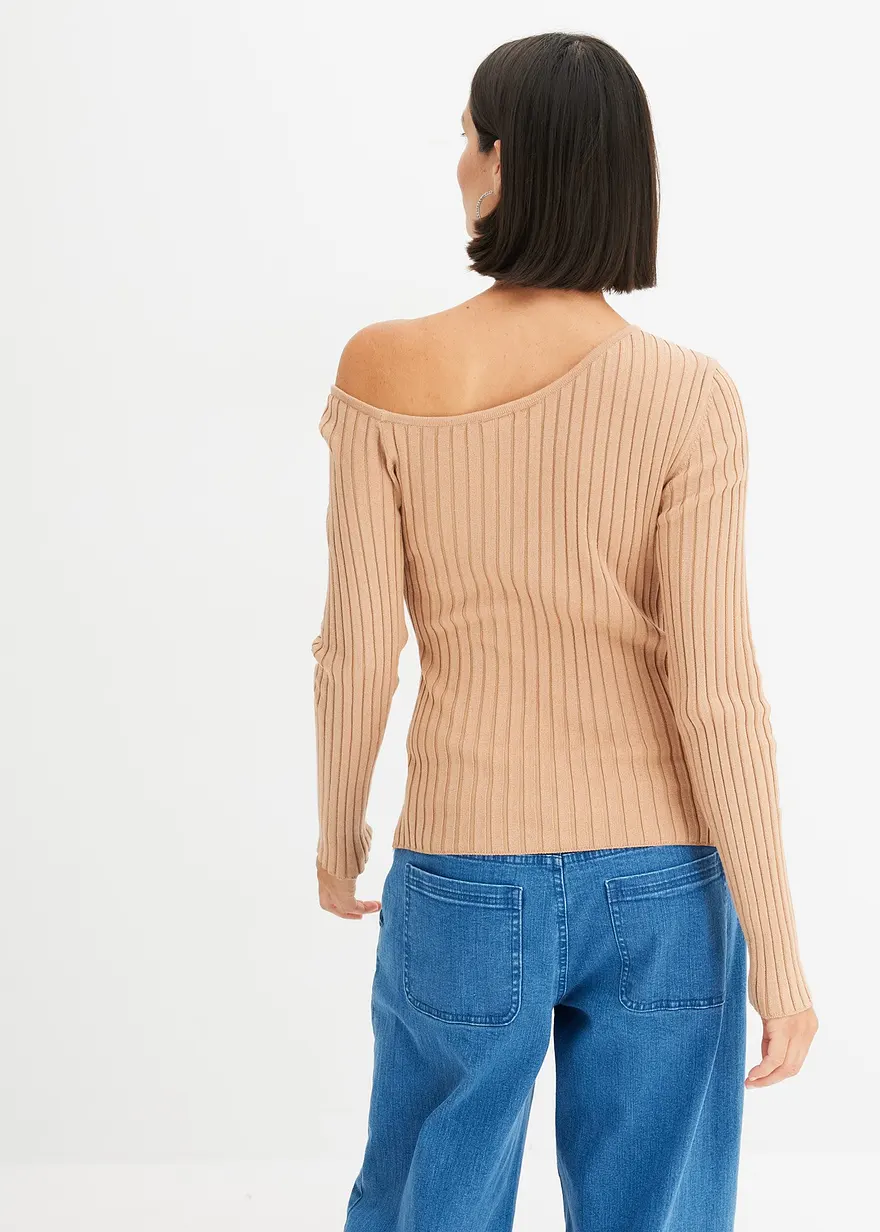 Bonprix Mit Langen Ärmeln - Beige - Damen