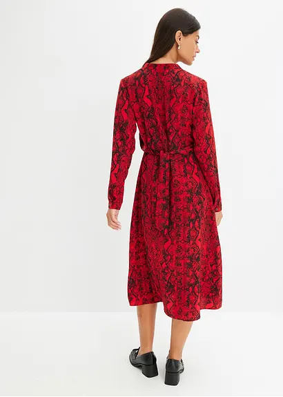 Bonprix Mit Langen Ärmeln - Rot - Damen