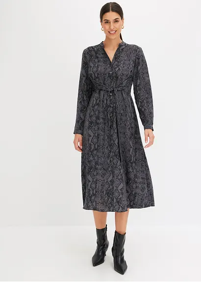 Bonprix Mit Langen Ärmeln - Schwarz - Damen