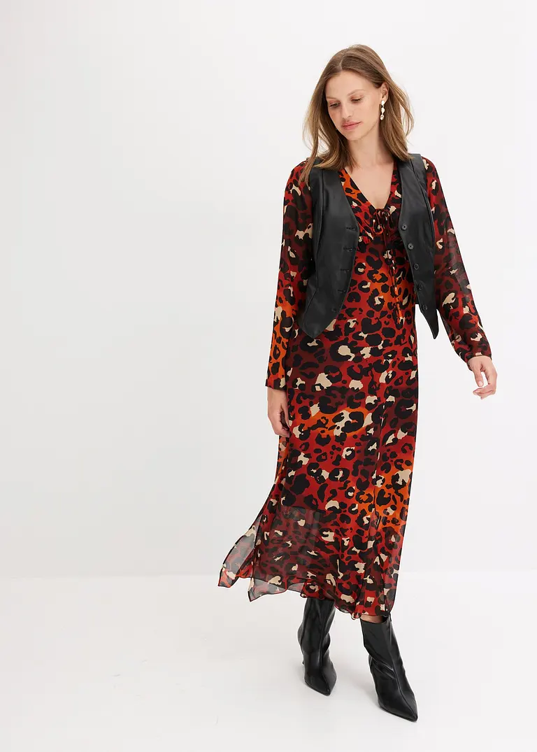 Bonprix Mit Langen Ärmeln - Schwarz - Damen