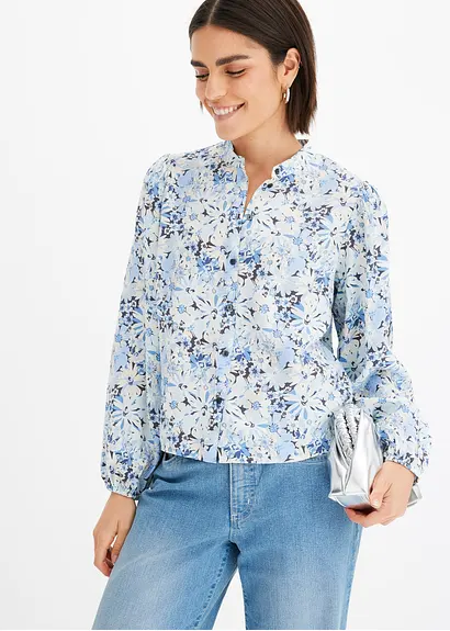 Bonprix Mit Schönem Design - Blau - Damen