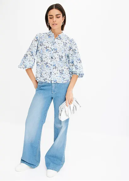 Bonprix Mit Schönem Design - Blau - Damen