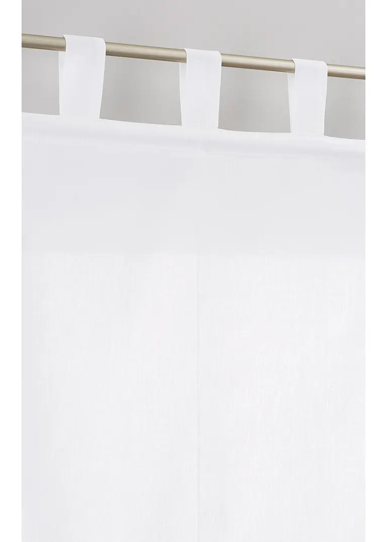 Bonprix Modern Und Mit Häkelkante - Weiß Schlaufen