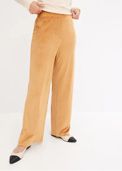 Bonprix Moderne Hose Mit Struktur - Braun - Damen