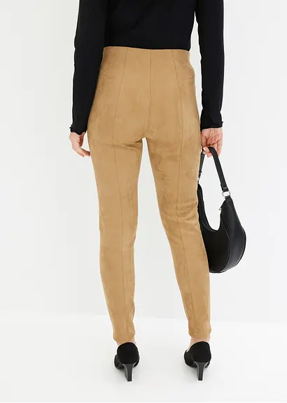 Bonprix Moderne Hose Mit Ziernähten - Braun - Damen