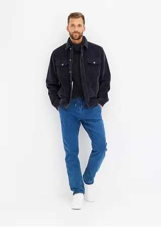 Bonprix Moderne Thermo Schlupf-Jeans - Blau - Herren