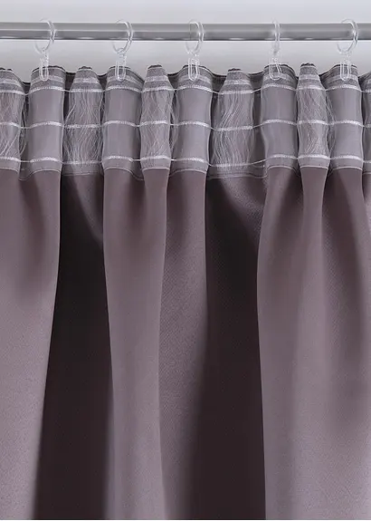 Bonprix Moderner Vorhang - Grau Multifunktionsband