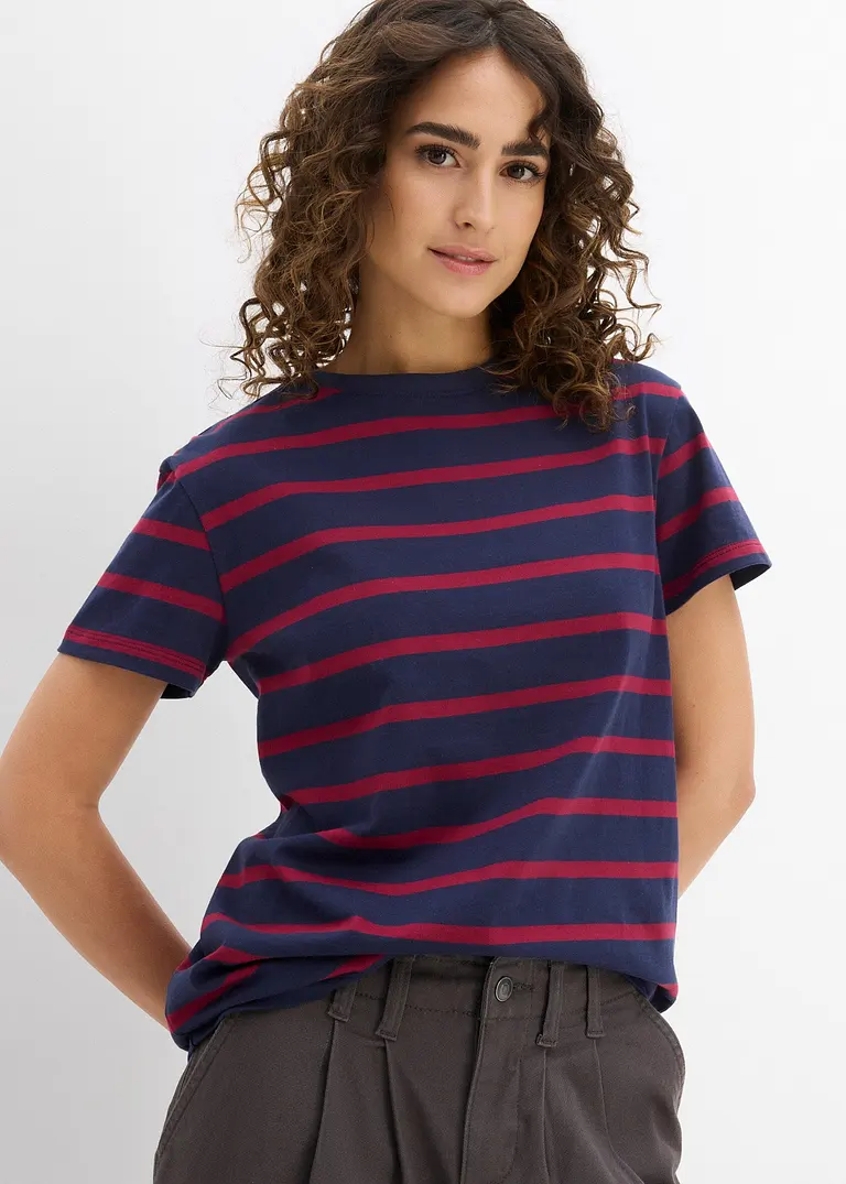 Bonprix Modernes T-Shirt Aus Bio-Baumwolle - Damen