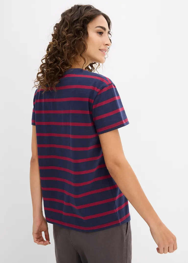Bonprix Modernes T-Shirt Aus Bio-Baumwolle - Damen