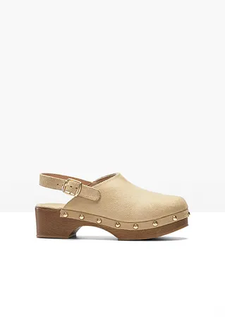 bonprix Modische Clogs - beige - Damen
