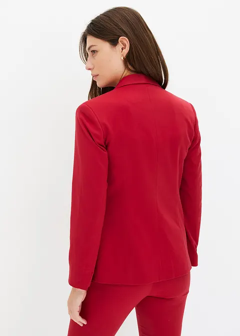 Bonprix Modischer Blazer Ohne Verschluss - Rot - Damen