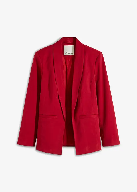 bonprix Modischer Blazer ohne Verschluss - rot - Damen