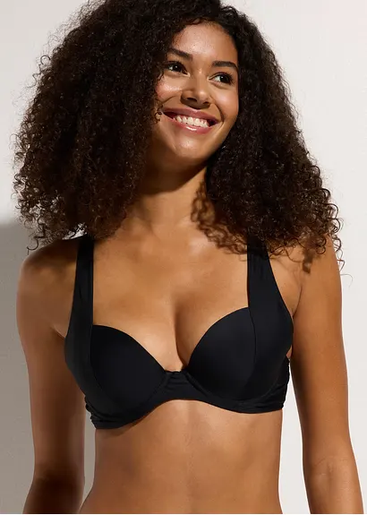 Bonprix Modischer Bügel Bikini - Schwarz Cup B - Damen