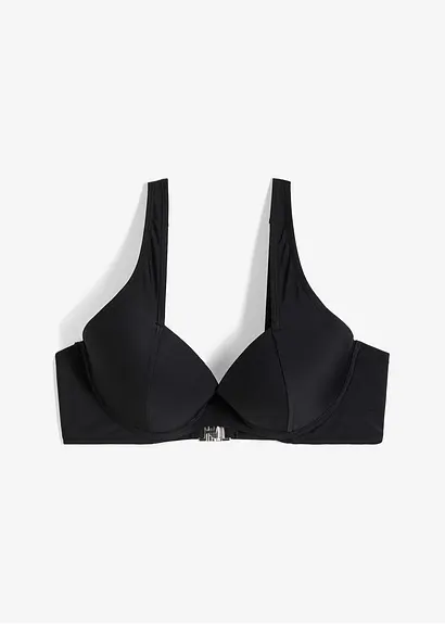 Bonprix Modischer Bügel Bikini - Schwarz Cup C - Damen
