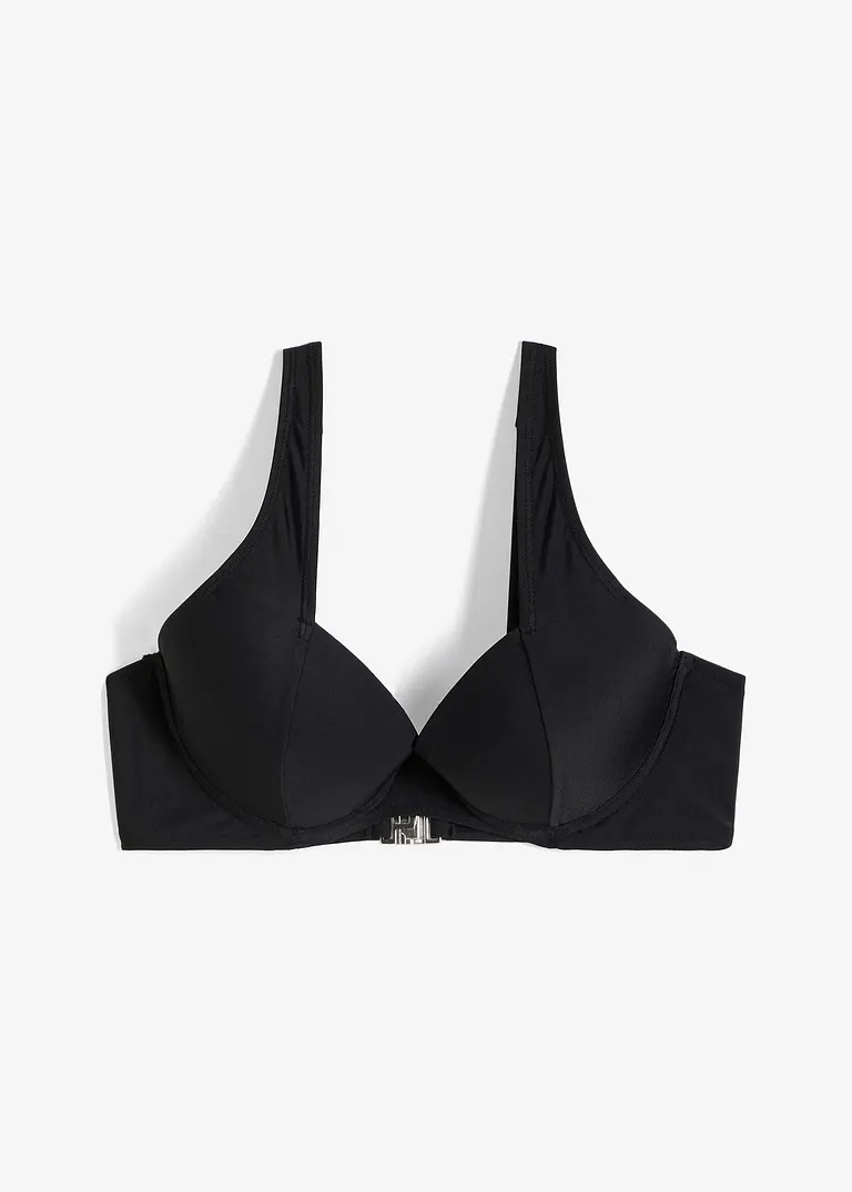 bonprix Modischer Bügel Bikini - schwarz Cup D - Damen