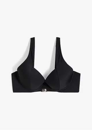Bonprix Modischer Bügel Bikini - Schwarz Cup E - Damen