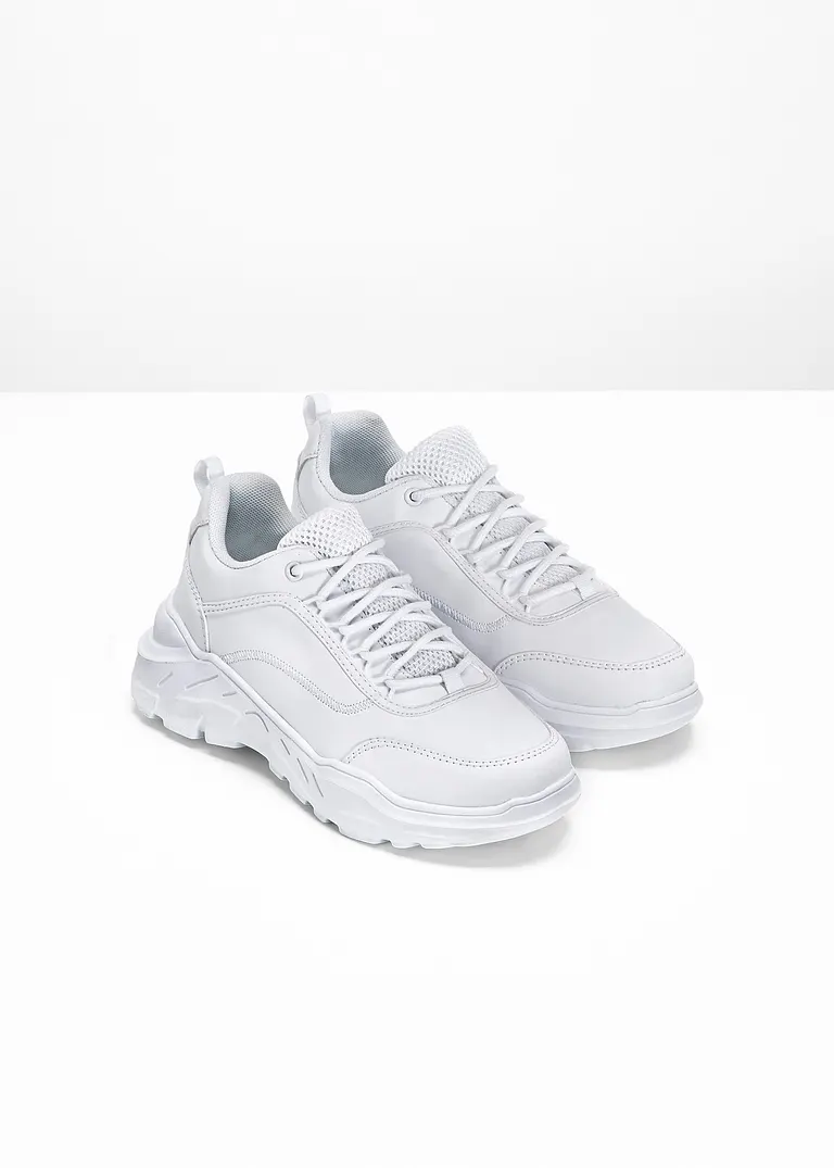 Bonprix Modischer Chunky Sneaker - Weiß - Damen