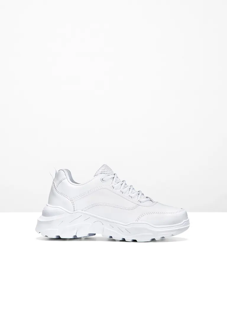 bonprix Modischer Chunky Sneaker - weiß - Damen