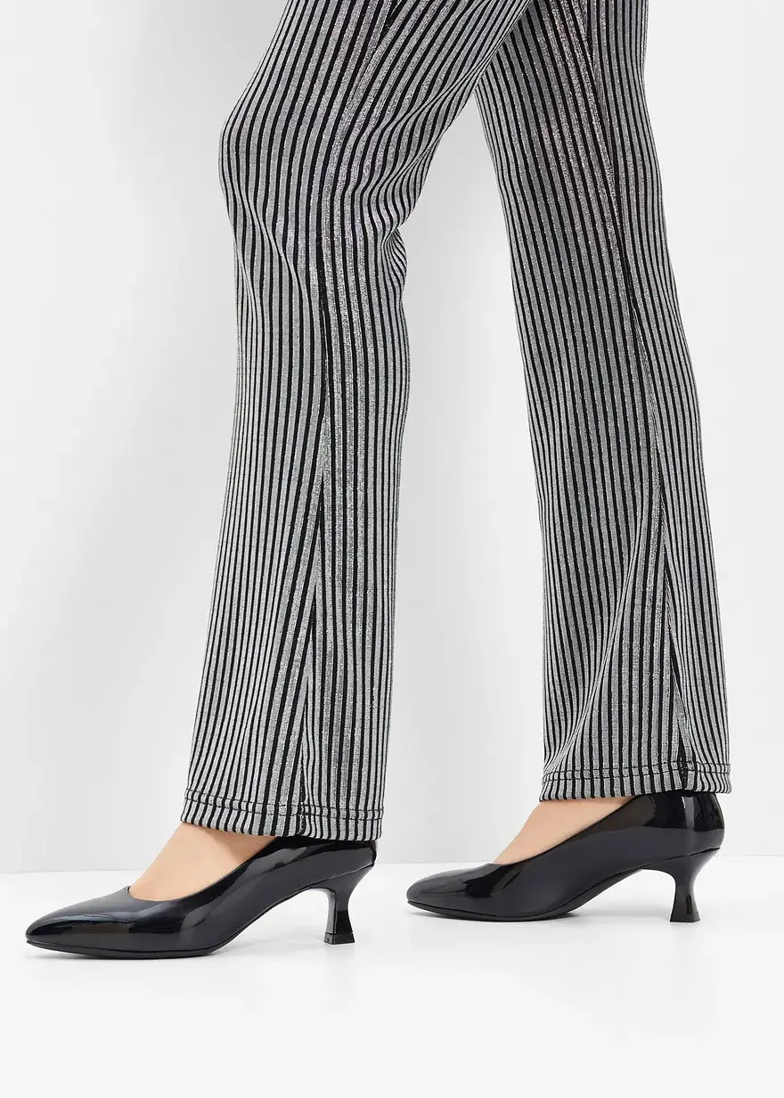 Bonprix Modischer Pumps In Lackoptik - Schwarz - Damen