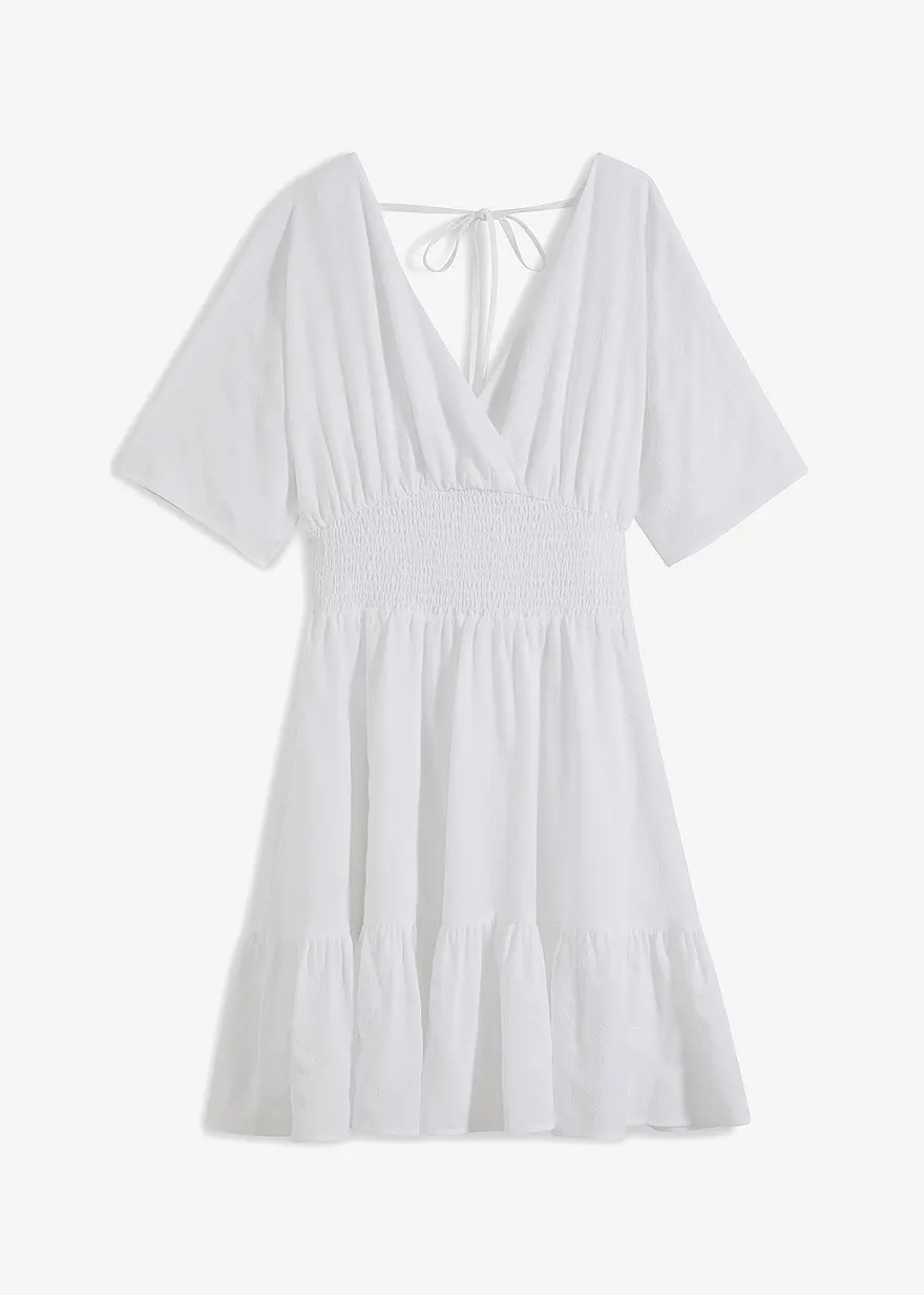 bonprix modisches Kleid - weiß - Damen