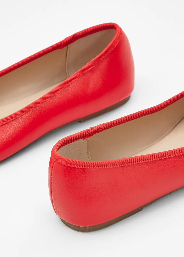 Bonprix Niedliche Ballerina Mit Schleife - Rot - Damen