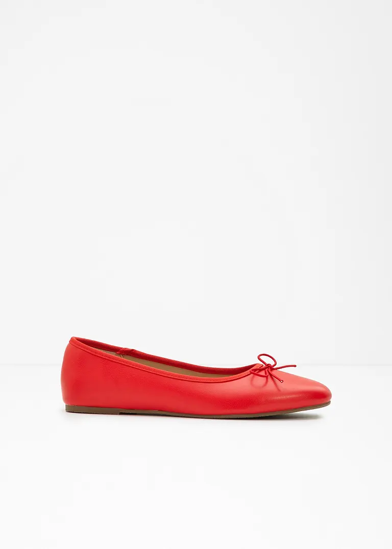 bonprix Niedliche Ballerina mit Schleife - rot - Damen