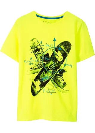 bonprix Originell bedrucktes T-Shirt - gelb - Kinder