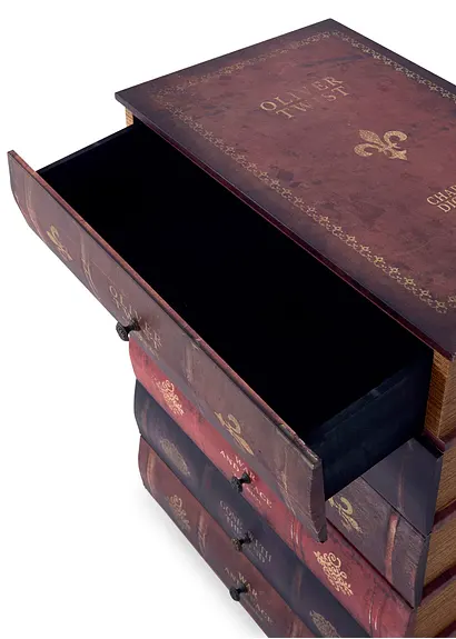 Bonprix Originelle Schubladenkommode - Schwarz