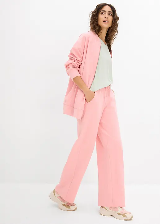 Bonprix Oversize-Shirt Mit V-Ausschnitt - Grün - Damen