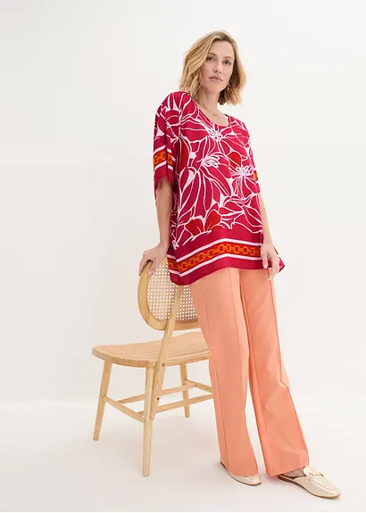 Bonprix Oversize Tunika - Pink - Damen