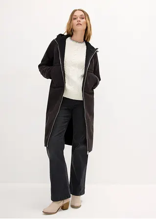 Bonprix Pullover Mit Zopfstrickmuster - Weiß - Damen