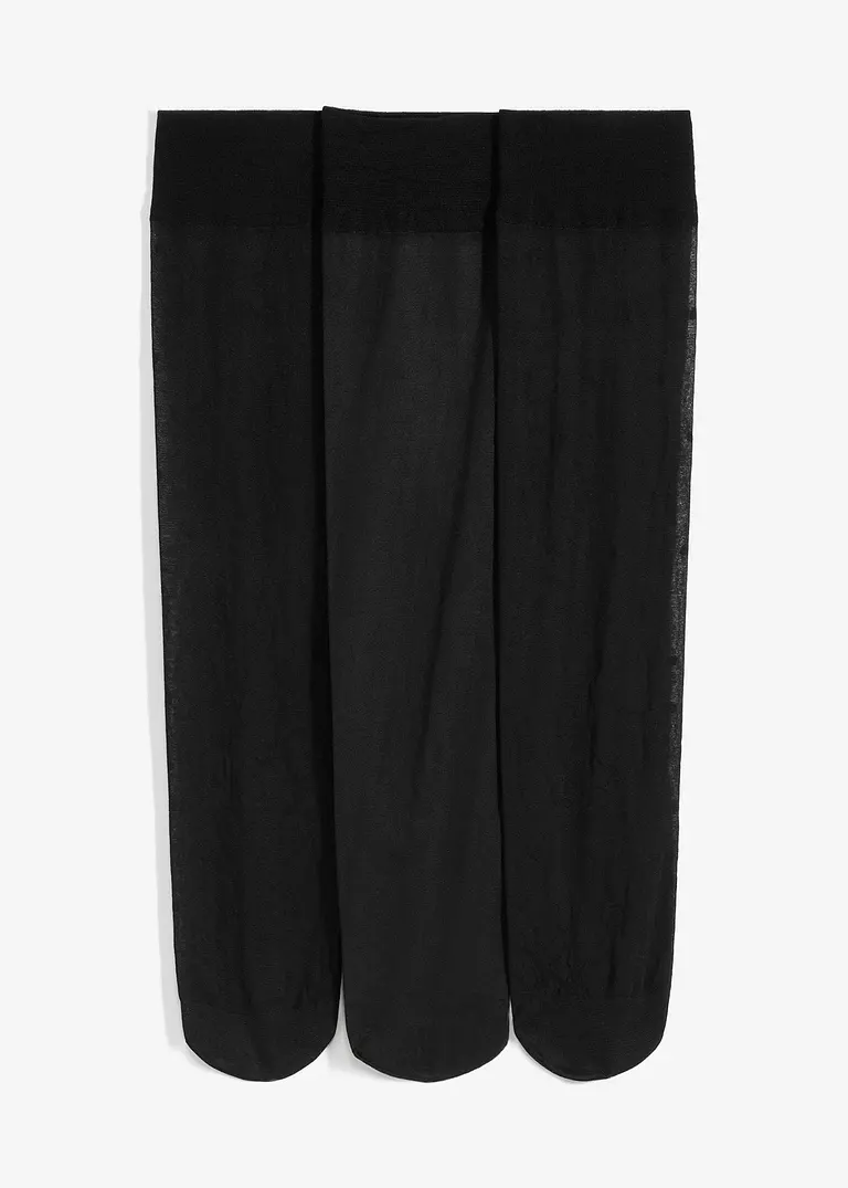 bonprix Schlichte Kniestrümpfe 40den - schwarz - Damen