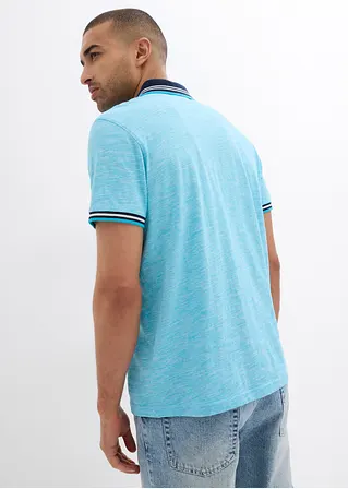 Bonprix Schönes Basic Poloshirt - Grün - Herren