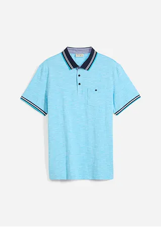 Bonprix Schönes Basic Poloshirt - Grün - Herren
