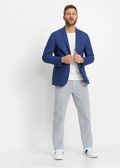 Bonprix Schönes Sommerliches Sakko - Blau - Herren