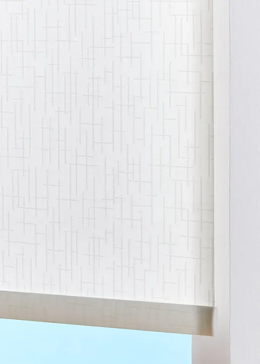 Bonprix Sichtschutzrollo In Dezenter Optik - Beige