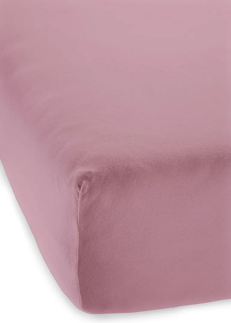 bonprix Sitzt perfekt: Jersey Spannbettlaken - beere