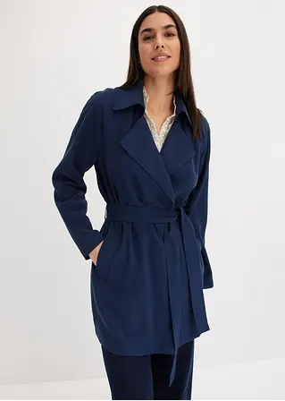Bonprix Sommerlicher Trench Ohne Futter - Blau - Damen
