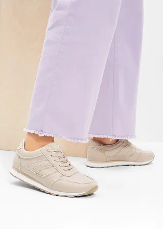 Bonprix Sportiver Sneaker Im Used-Look - Beige - Damen