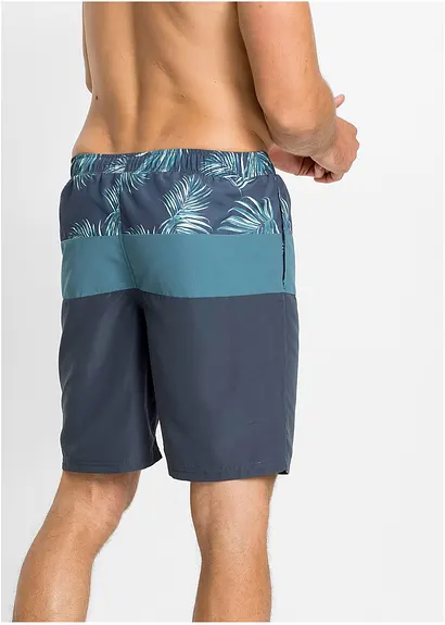 Bonprix Sportliche Badeshorts - Blau - Herren