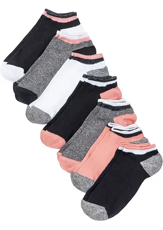 bonprix Sportliche Sneakersocken (7er Pack) - Damen