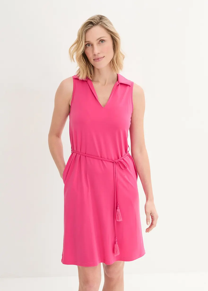 Bonprix Sportliches Shirtkleid - Pink - Damen
