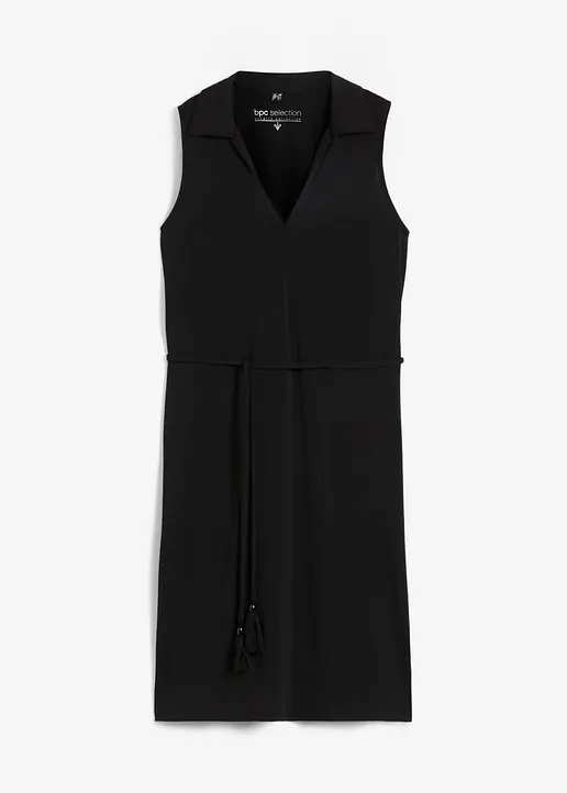 bonprix sportliches Shirtkleid - schwarz - Damen