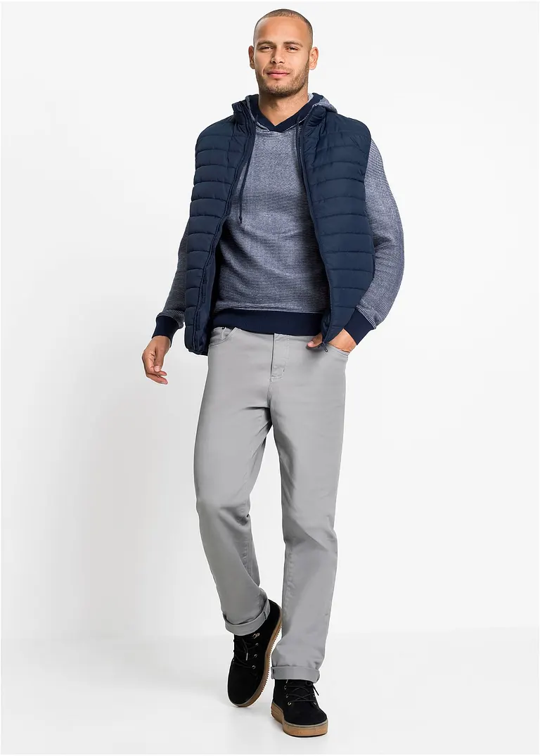 Bonprix Steppweste Mit Taschen - Blau - Herren