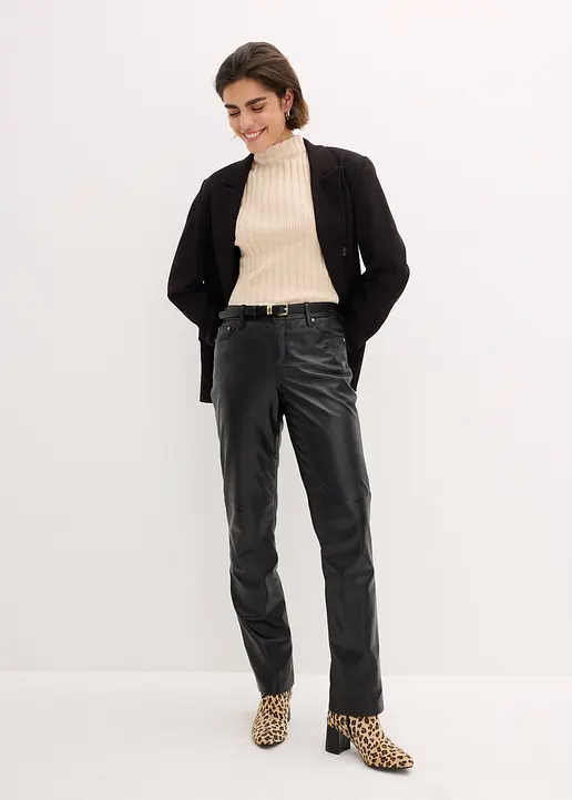 Bonprix Stillvoller Strickpullunder - Beige - Damen