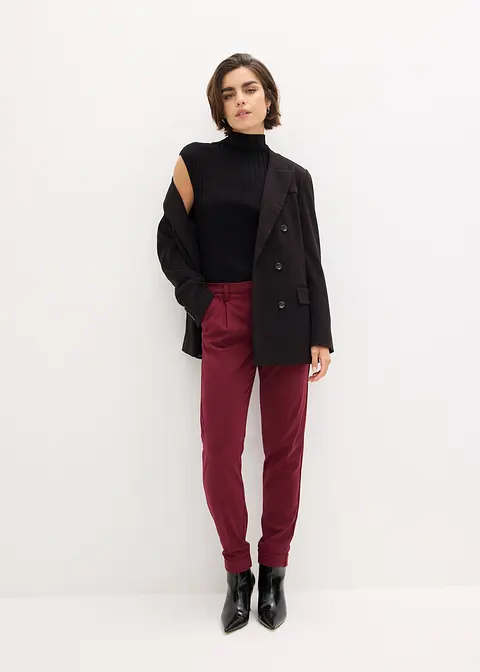 Bonprix Stillvoller Strickpullunder - Schwarz - Damen