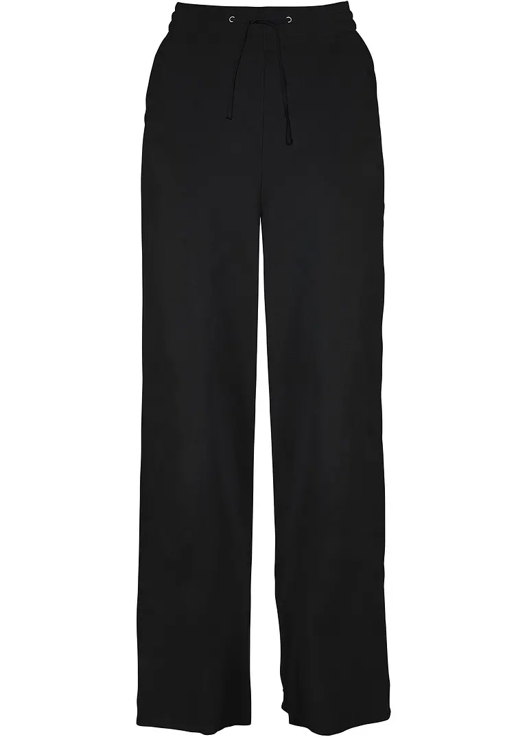 bonprix Stilvolle Hose mit Bindeband - schwarz - Damen
